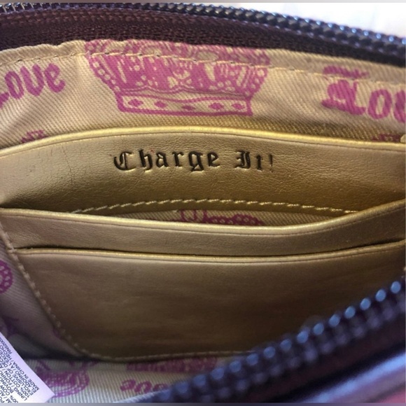 Purple Velour Y2K Juicy Couture Wristlet - Picture 4 of 9